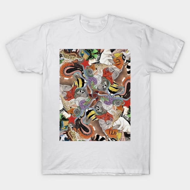 Complementary Tessellation T-Shirt by Ninjangulo